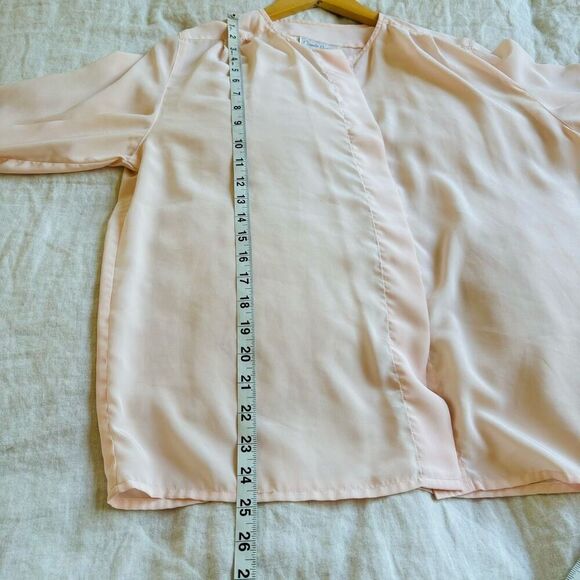 Claude Bennett Vintage Light Pink blouse size 10 - Picture 6 of 6